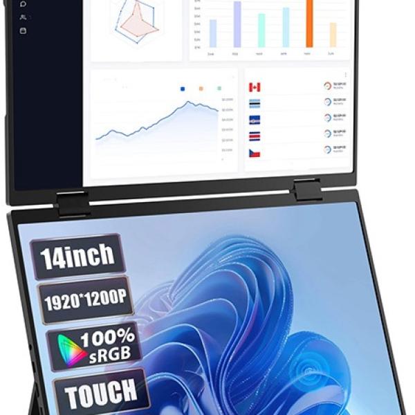 Monitor Portátil 14 Z14W Dual WUXGA - ZEUSLAP