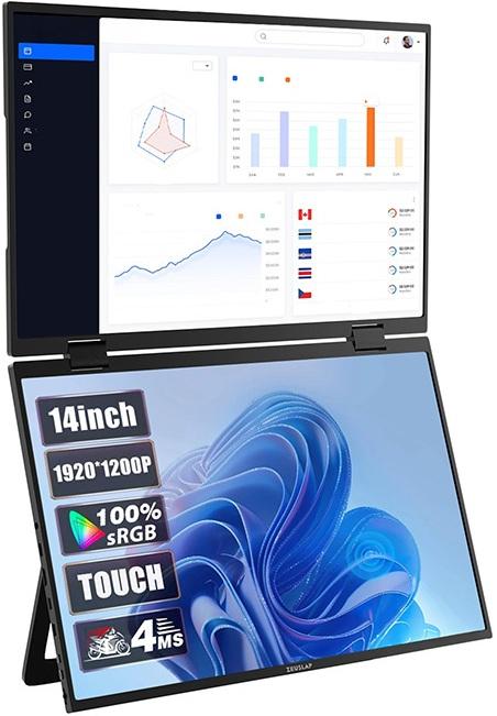 Monitor Portátil 14 Z14W Dual WUXGA - ZEUSLAP