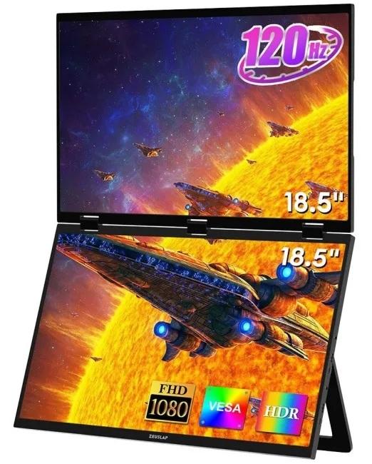 Monitor Portátil 18 Z18W Dual Full HD - ZEUSLAP