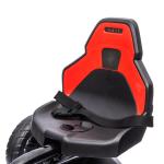 Kart a Pedais para Crianças com Assento Ajustável em 4 Posições, Travão de Mão e Rodas de EVA 100x58x58,5 cm Vermelho