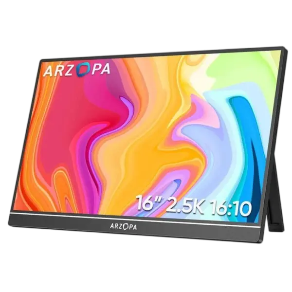 Monitor Portátil 16 Z1RC 60Hz 2560 x 1600p (Preto) - ARZOPA