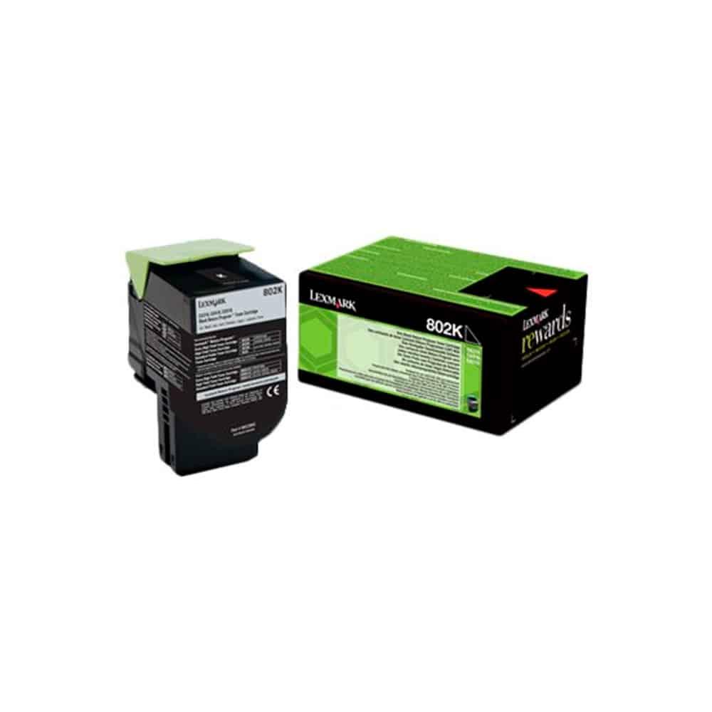 Toner Original Lexmark 80C20K0 Preto