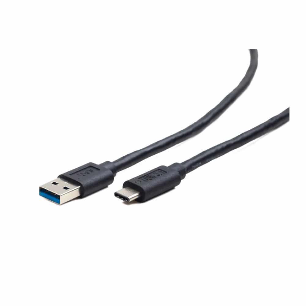 Cabo Gembird USB 3.0 para Type - C Am - Cm 0,5 m Preto — Recondicionado