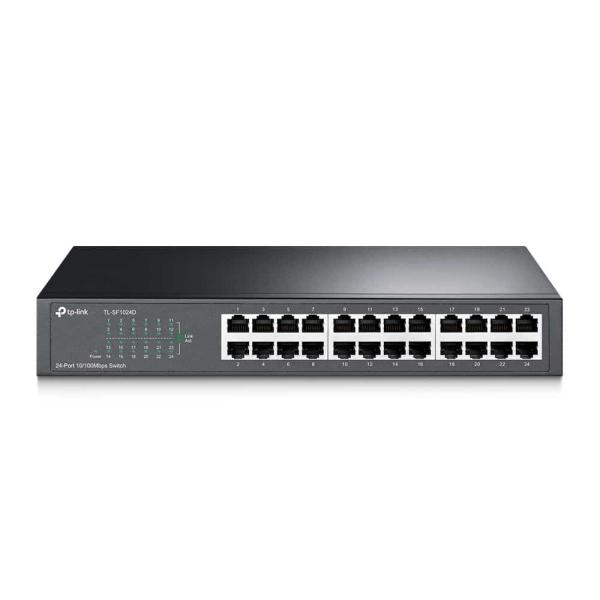 Switch TP - Link 24 portas 10/100 TL - SF1024D — Recondicionado