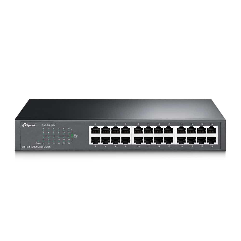 Switch TP - Link 24 portas 10/100 TL - SF1024D — Recondicionado