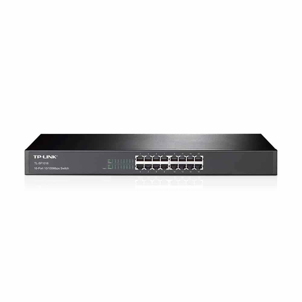 Switch Tp - Link SF1016 16 Portas 10/100Mbits Rack 19