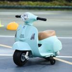 Moto Elétrica Infantil Licenciada com Faróis Buzina com 4 Rodas Brinquedo Criança acima de 18 Meses Verde 66,5x38x52 cm