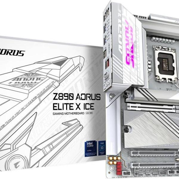 Motherboard ATX Z890 Aorus Elite X Ice Skt1851 - GIGABYTE