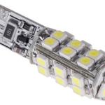 Blister 2x Lampadas T10/W5W 28 LEDs SMD 12V Branco 6000K CANBUS