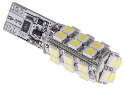 Blister 2x Lampadas T10/W5W 28 LEDs SMD 12V Branco 6000K CANBUS