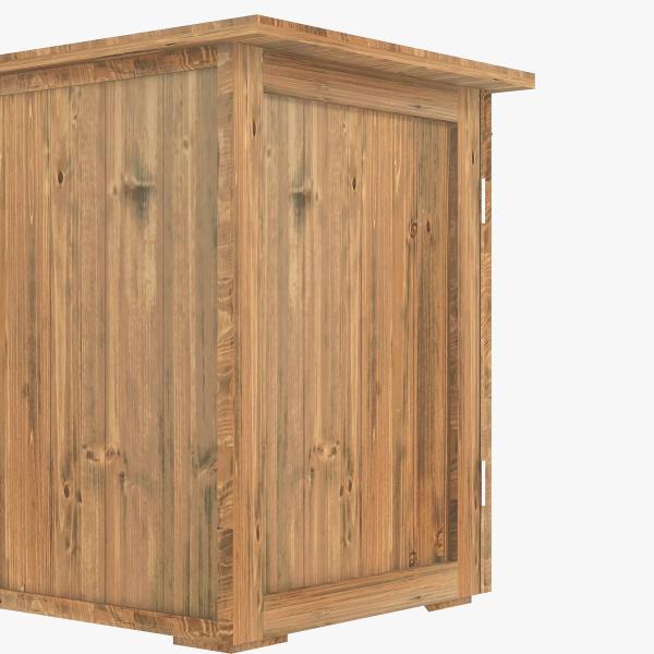 Armário de Jardim Abrigo de Madeira para Exterior com 2 Portas Magnéticas Abrigo para Ferramentas 77x55x72 cm Marrom