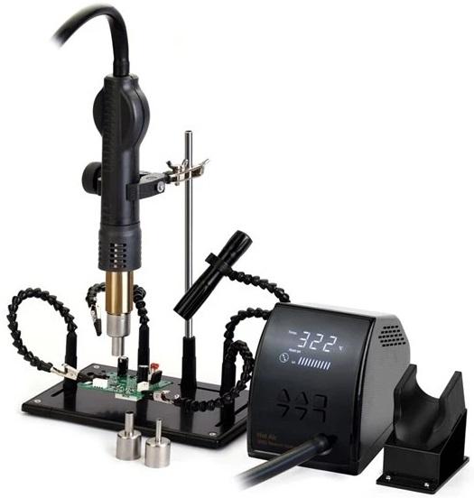 Kit Estação Soldadura Ar Quente ZD - 8968 300W 100~500ºC