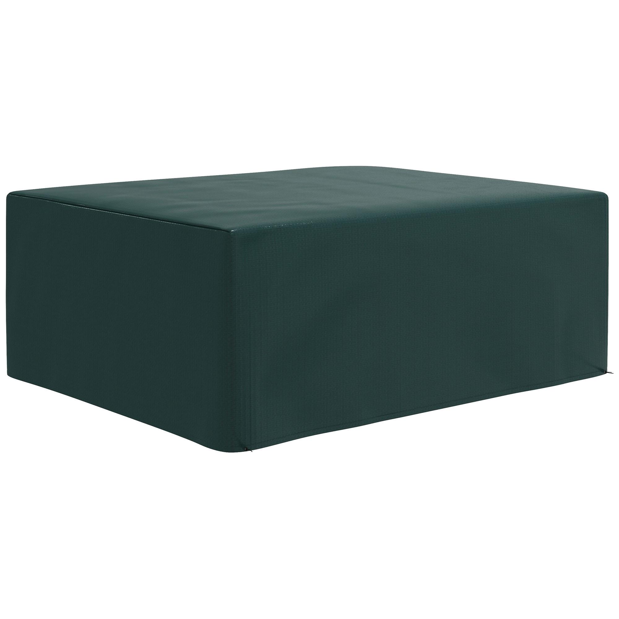 Capa Protetora para Móveis Retangular Cobertura de Móveis para Jardim Impermeável para Terraço Varanda 235x190x90 cm Verde