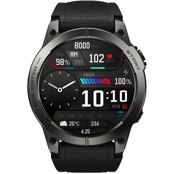Smartwatch Stratos 3 Pro (Preto) - ZEBLAZE