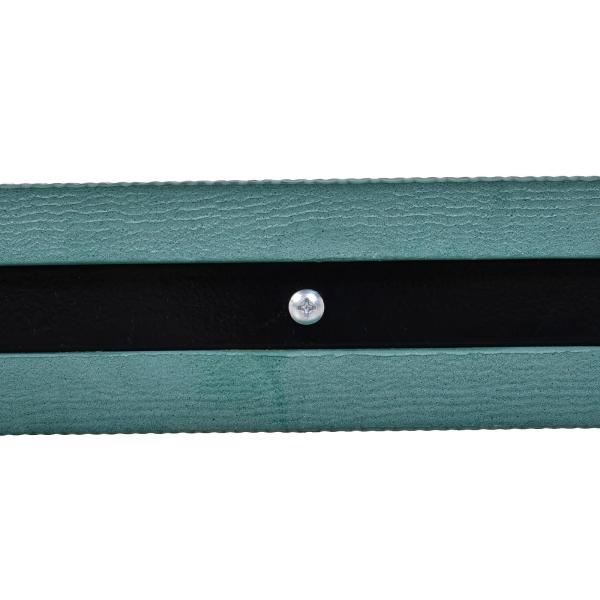 Banco de Jardim Dobrável com Bolsa para Ferramentas Almofada de Proteção para Joelhos Assento de Jardim com Joelheira Altura Ajustável 58x28x49cm Verde e Preto