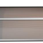 Marquesa Exterior para Portas e Janelas 303x96x27 cm com Barra de Liga de Alumínio PP Policarbonato Castanho