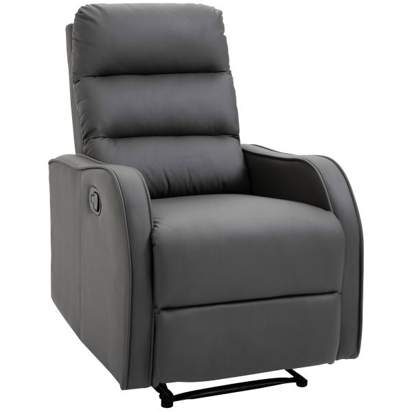 Poltrona Relax com cadeira reclinável manual de até 160° 65x89x100cm