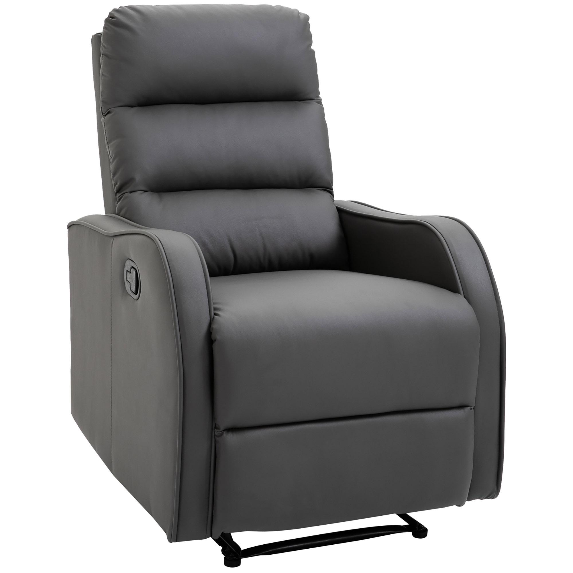 Poltrona Relax com cadeira reclinável manual de até 160° 65x89x100cm