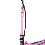 Trotinete Elétrico Dobrável para Crianças de 7 - 14 anos Suporta até 50kg com Altura Ajustável 75x36x82 - 93cm Rosa