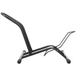 Estacionamento para Bicicletas Suporte para Bicicletas de Aço para Interior e Exterior 59x41x38 cm Preto