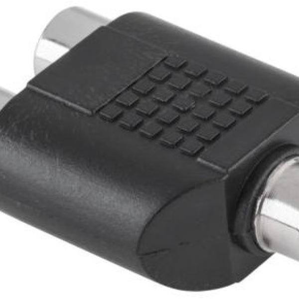 Ficha Adaptadora RCA Femea - 2x RCA Femea