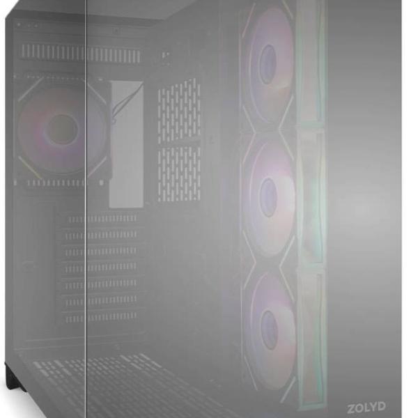 Caixa ATX Drakora ARGB Infinity Mirror Tempered Glass (Preto) - ZOLYD