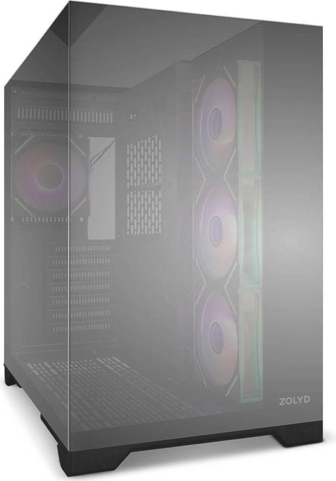 Caixa ATX Drakora ARGB Infinity Mirror Tempered Glass (Preto) - ZOLYD