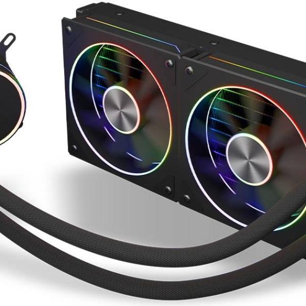 Water Cooler CPU Hyperflow ARGB All - In - One 240mm (Preto) - ZOLYD