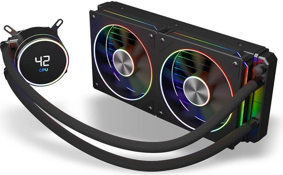 Water Cooler CPU Hyperflow ARGB All - In - One 240mm (Preto) - ZOLYD