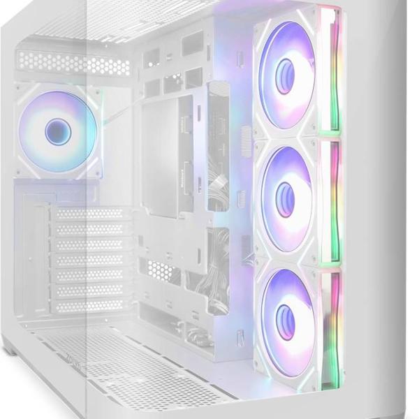 Caixa ATX Krytera ARGB Vidro Temperado (Branco) - ZOLYD