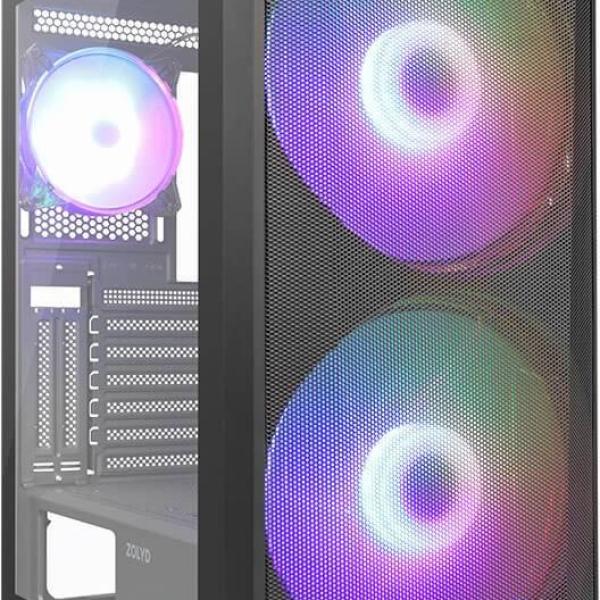 Caixa Extended - ATX Lumion Tempered Glass ARGB (Preto) - ZOLYD
