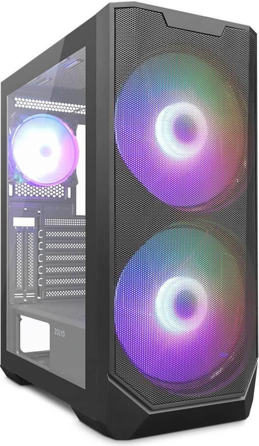 Caixa Extended - ATX Lumion Tempered Glass ARGB (Preto) - ZOLYD