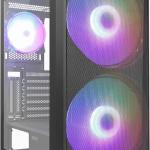Caixa Extended - ATX Lumion Tempered Glass ARGB (Preto) - ZOLYD