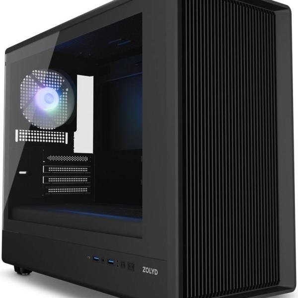 Caixa Micro - ATX Karion ARGB Tempered Glass (Preto) - ZOLYD