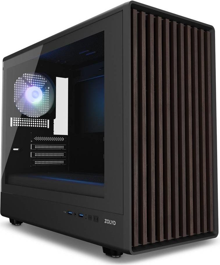 Caixa Micro - ATX Karion WD ARGB Tempered Glass (Preto) - ZOLYD
