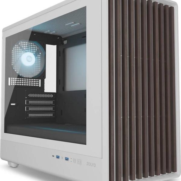 Caixa Micro - ATX Karion WD ARGB Tempered Glass (Branco) - ZOLYD
