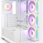 Caixa ATX Rivexa Tempered Glass ARGB (Branco) - ZOLYD