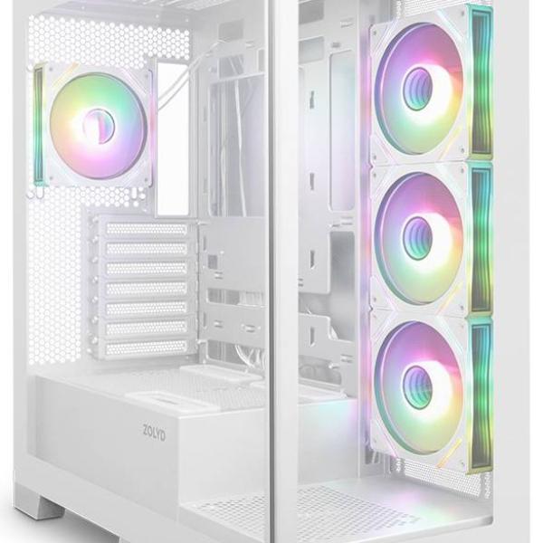 Caixa ATX Vexora Tempered Glass ARGB (Branco) - ZOLYD