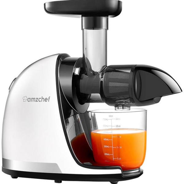 Espremedor de Baixa Rotação 1501 - WT 150W (Branco) - AMZCHEF