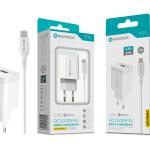 Carregador com Cabo Lightning QC 3.0 20W 3.4A 1 USB NOVOTECK C - 007L