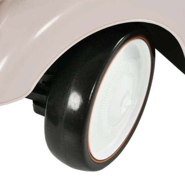 Carro Andador para Bebé de 12 a 36 Meses com Buzina Compartimento de Armazenamento e Volante 58x27x35 cm Creme