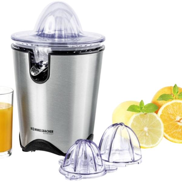 Espremedor de Citrinos Elétrico ZP 60/E 100W (Preto/Inox) - ROMMELSBACHER