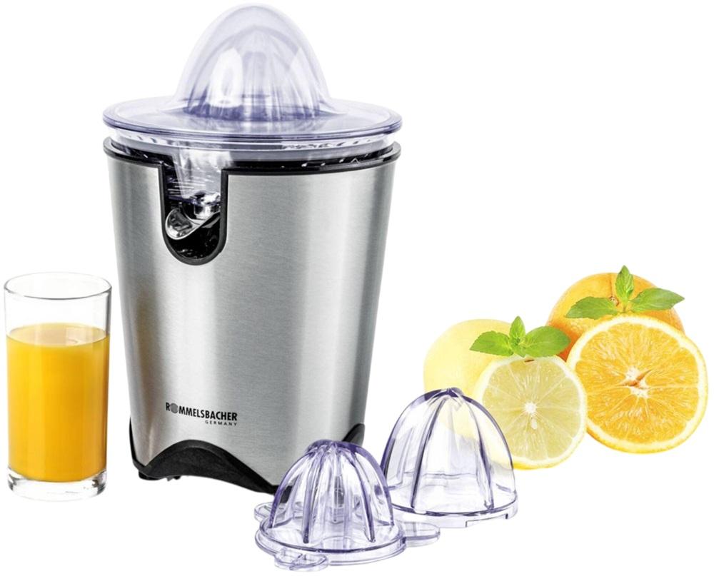 Espremedor de Citrinos Elétrico ZP 60/E 100W (Preto/Inox) - ROMMELSBACHER