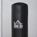 Saco de Boxe de Pé para Adultos 170 cm Altura Ajustável em 3 Níveis Punching Ball com Base Preenchível Ø50x 170 cm Preto
