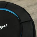 Trampolim Fitness Ø102 cm Trampolim Fitness Dobrável com Estrutura de Aço Antiderrapante Ø102x22 cm Azul