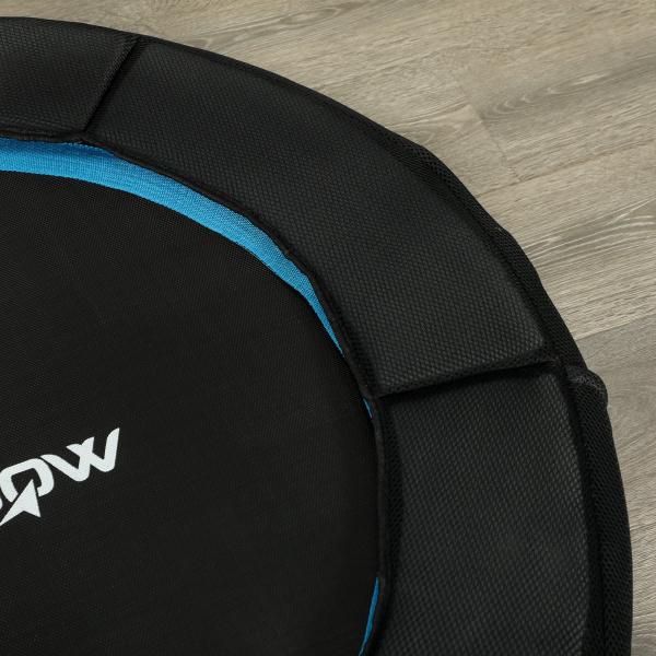 Trampolim Fitness Ø102 cm Trampolim Fitness Dobrável com Estrutura de Aço Antiderrapante Ø102x22 cm Azul