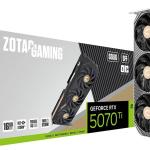Placa Gráfica Gaming NVIDIA GeForce RTX 5070 Ti Blackwell Solid SFF OC 16G GDDR7 DLSS4 - ZOTAC