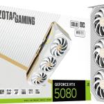 Placa Gráfica Gaming NVIDIA GeForce RTX 5080 Blackwell Solid OC White 16GB GDDR7 DLSS4 - ZOTAC