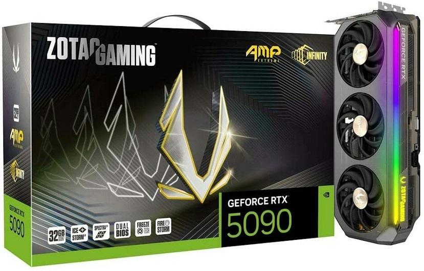 Placa Gráfica GeForce RTX 5090 AMP Extreme INFINITY 32GB GDDR7 DLSS4 - ZOTAC