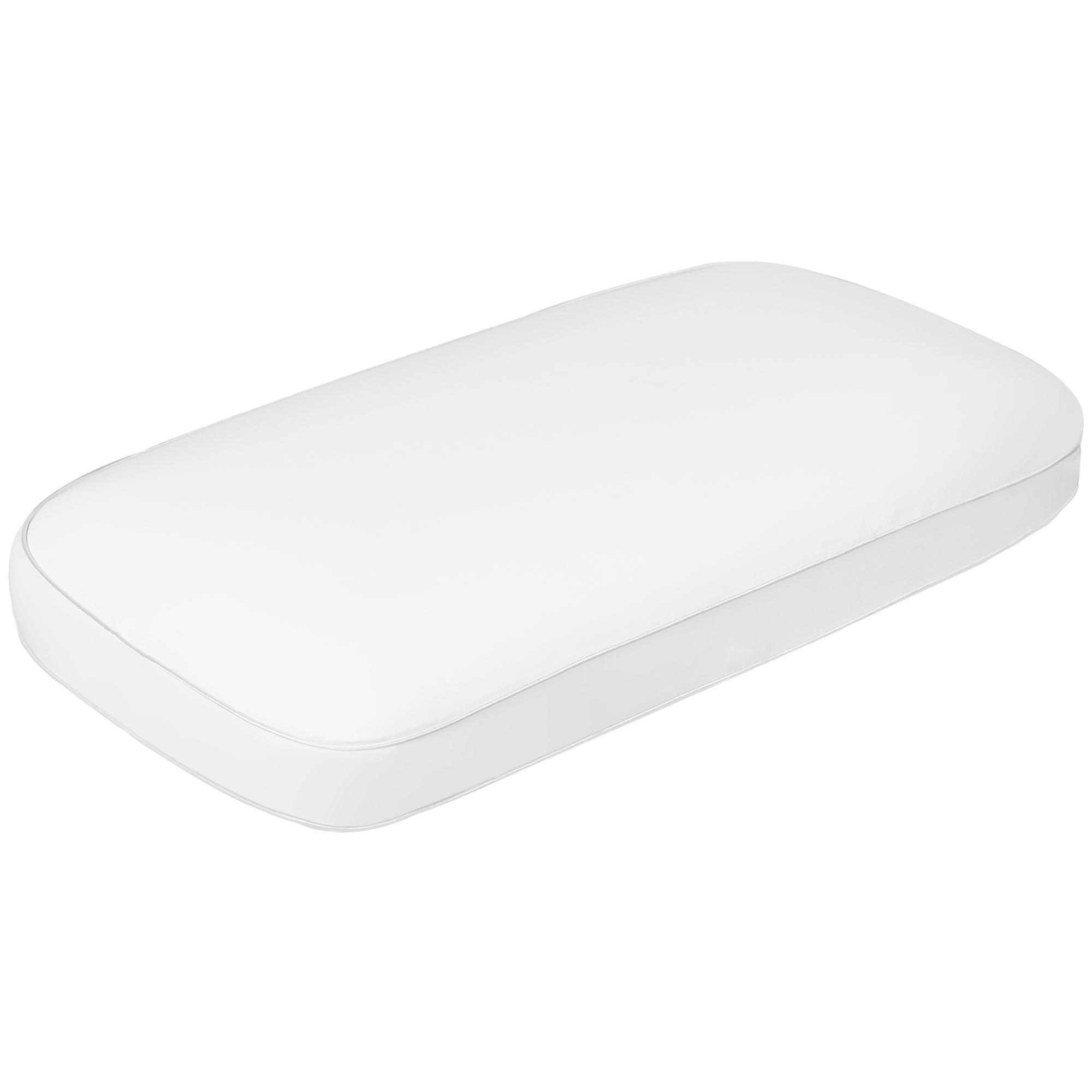 Almofada Viscoelástica com Desenho Ergonómico e Capa Removível e Lavável 81,28x40,64x15,24 cm Creme